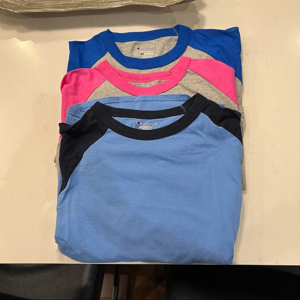Champion Baseball Tees (3 Pack)